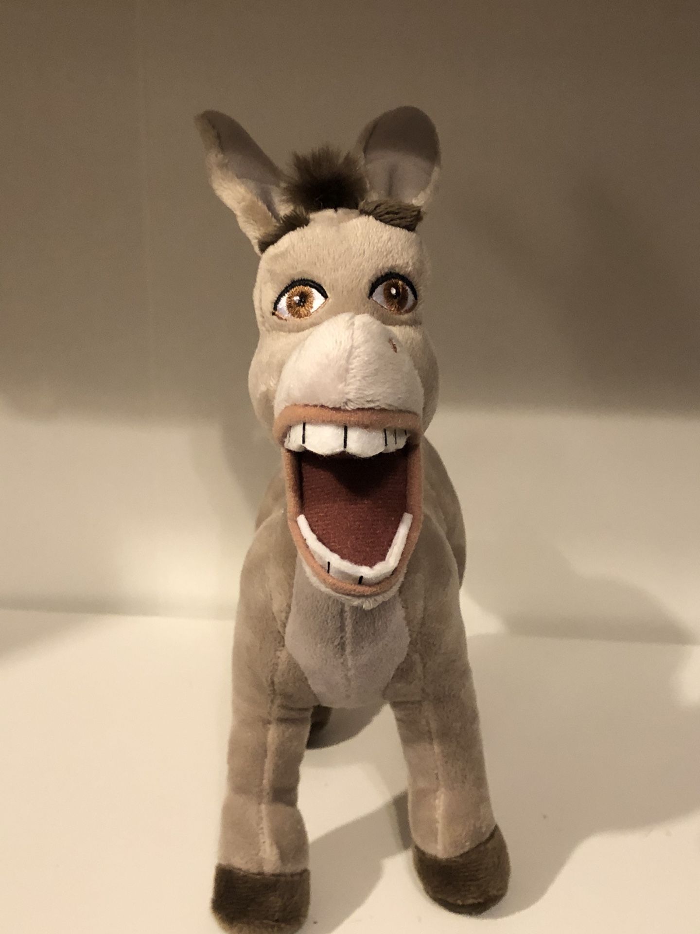Disney Shrek Donkey plush plushie doll toy sale! 11” from nose to end of tail!