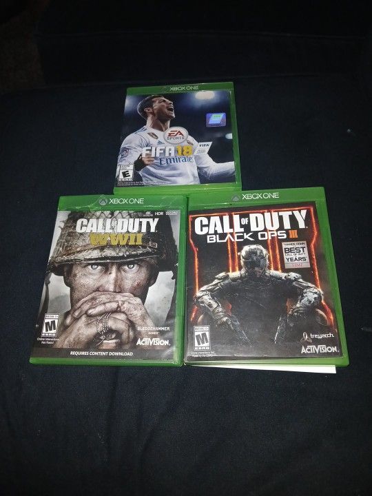 Xbox One (Call Of Duty & FIFA 18 ) $5 Each