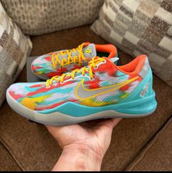 NIKE KOBE 8 PROTRO 'VENICE BEACH' 2024 BASKETBALL SHOES SIZE 9 MEN LIKE NEW