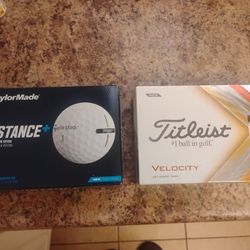 Golf Balls! Golf Clubs! Brand New In The Box 1 Dozen Golf Balls! Titleist & Taylormade!