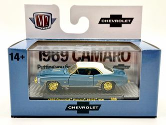 (RARE CHASE) M2 1:64 Scale Diecast Model Car - 1969 Chevrolet Camaro SS/RS 350
