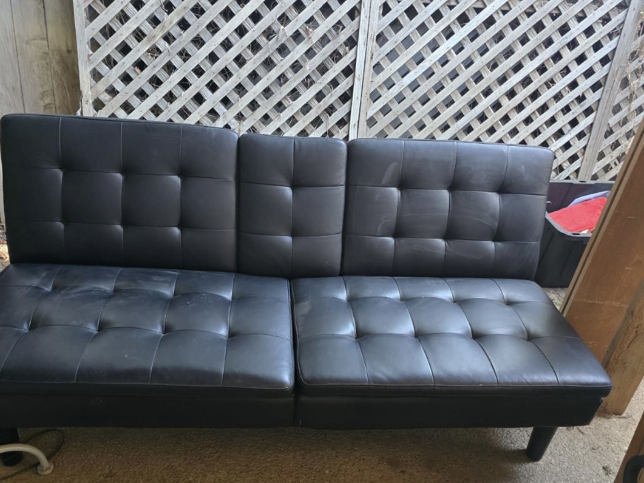 Leather Futon