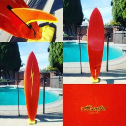 Vintage Hanifin Single Fin Surfboard