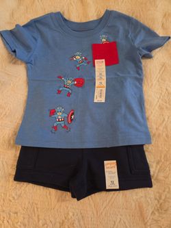Captain America 2 pc short set