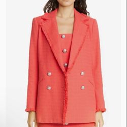 NWT Veronica Beard Nayeli Blazer in Watermelon – Size 6