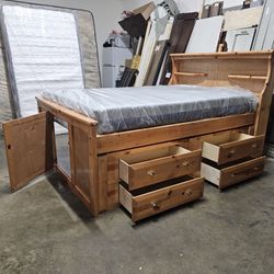 Full Captains Bed And Mattress 