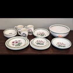 Portmeirion Botanic Garden 21 Piece Set Made In England
