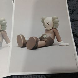 2 Stock X Kaws Postcards 