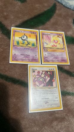 Pokemon Neo Revelation 1st edition cards