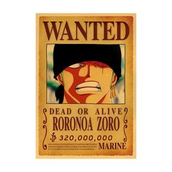 One Piece Wanted Poster
