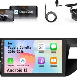 AWESAFE Car Radio Stereo for Toyota Corolla 2014 2015 2016