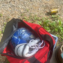Bowling Ball And Shoes Size 7 