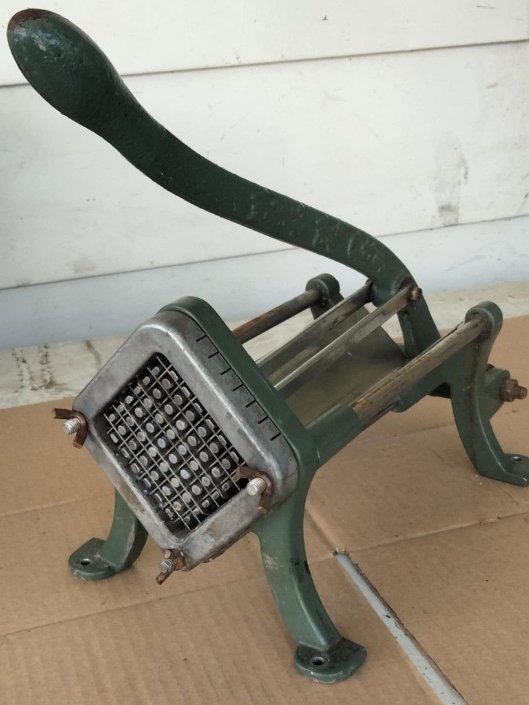 Vintage Metal French Fry Cutter