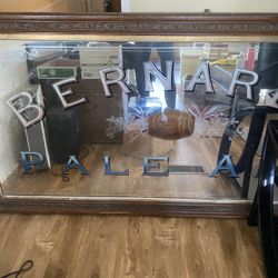 Gorgeous Antique Etched mirror 