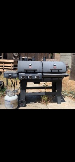 Propane and Charcoal Grill