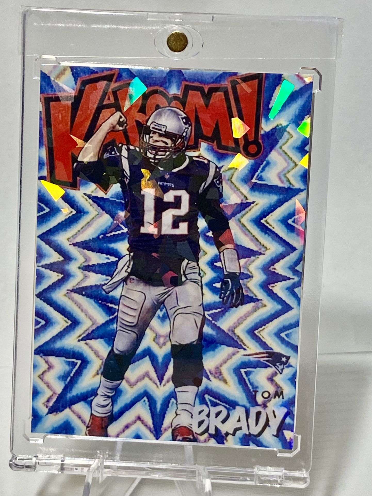 🏈⭐️🔥 Tom Brady Panini Convention, Cracked Ice Promo Kaboom Insert