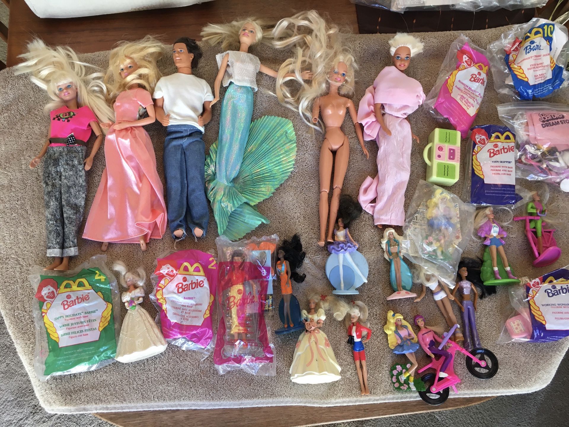 Barbie collection and case