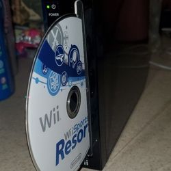 Nintendo Black Wii With Skylanders And Disc 