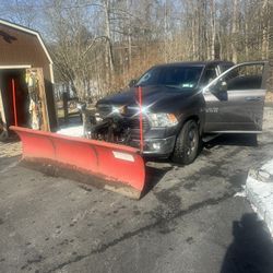 2014 Dodge 1500 Diesel With 8 Foot Western  Plow 