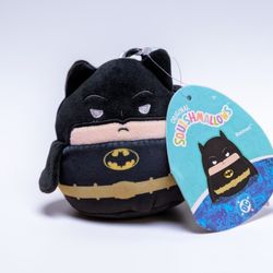 Squishmallows DC Comics Batman Clip Plush $5 New with tag