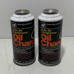 Interdynamics Auto Air Conditioner Oil Charge R12 4oz - Lot of 2