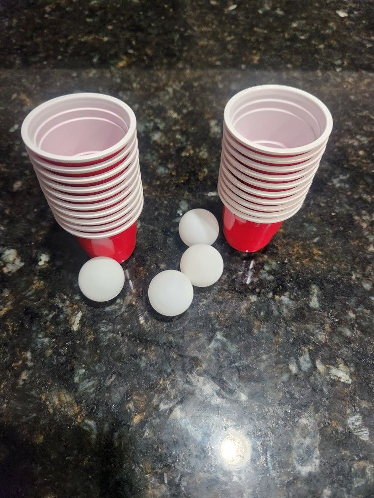 MINI BEER PONG & KOOZIE