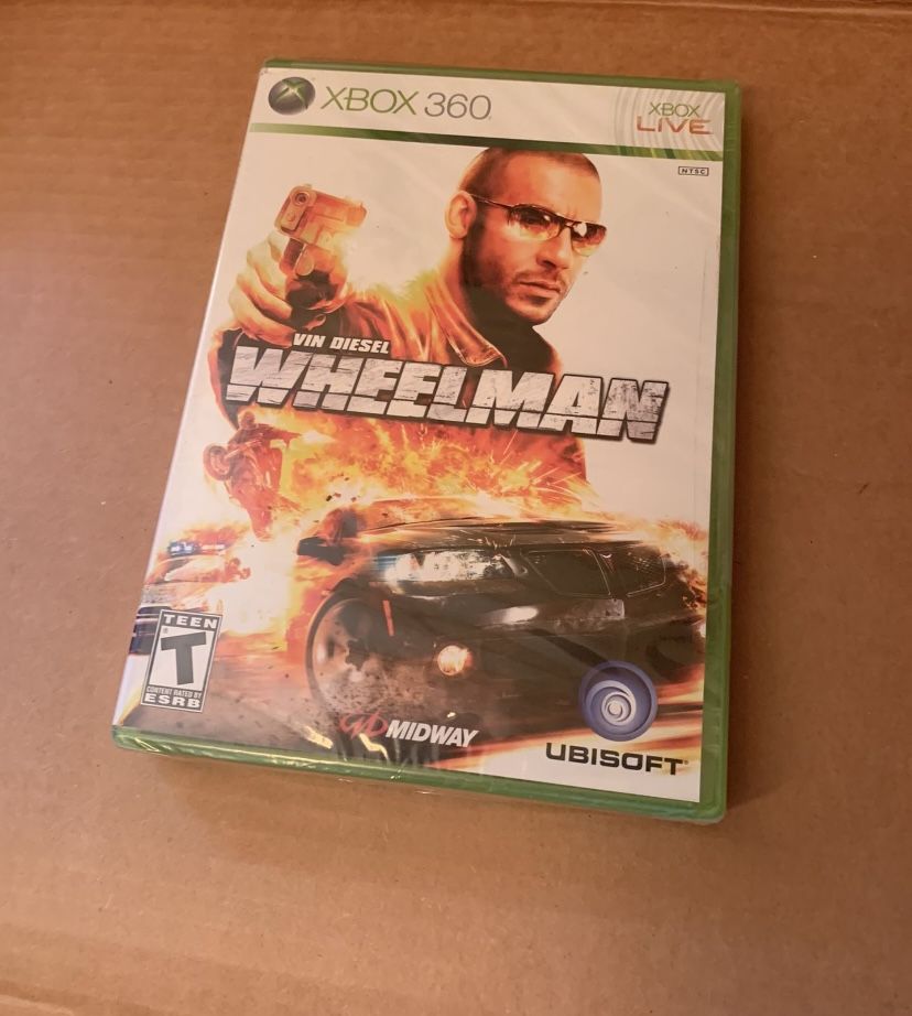 vin diesel wheelman xbox 360 brand new