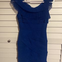 Blue Ruffled Dress