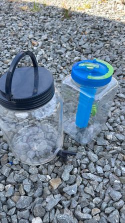Fresh water and other drinks bottles