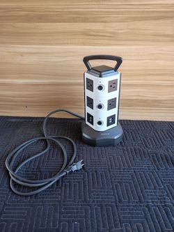 Jackyled Tower Power Strip Surge Protector with USB Ports