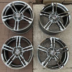 CLEAN Chrome C7 Corvette Stingray Wheels Rims REAL OEM GM Z51 2014-2019