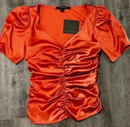 New XS Marc New York Faded Rose Blouse