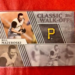 Bill Mazeroski 2012 Topps Classic Walk-Offs Card