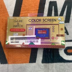 Nintendo Game & Watch :super Mario Brosh Handhel Console 