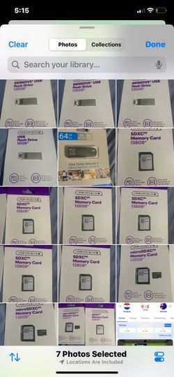 INFINITIVE FLASH DRIVES AND MEMORY CARDS FROM 16 go to 128 go w Sd Card included as well