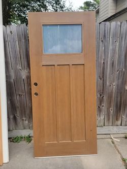 Fiberglass Craftsman 36x79 Puerta