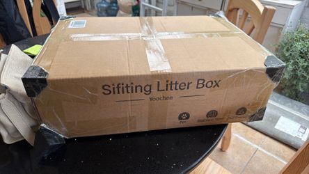 Litter box for wood pellets new