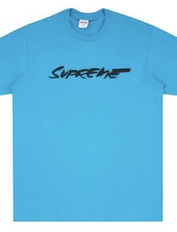 BRAND NEW FUTURA SUPREME TEE SHIRT BLUE SIZE MEDIUM