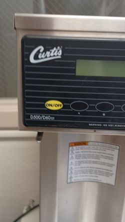 Curtis D500/D60 Commercial Coffee Brewer