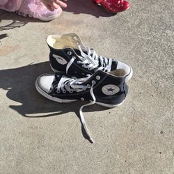 Black HI Top Converse 