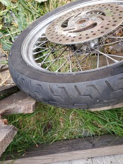 Harley 19 inch complete Sportster/ FXR/dyna wheel used 19 inch