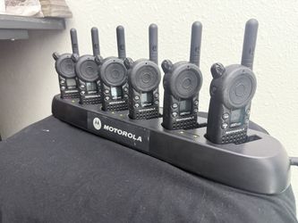 Six 2-way Radios By Motorola