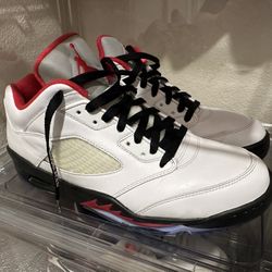 Jordan 5 Golf Fire Red