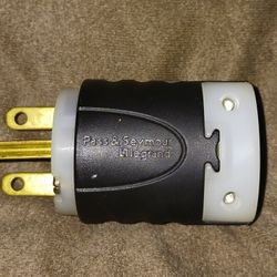 Pass & Seymour 15A 250V plug adapter 