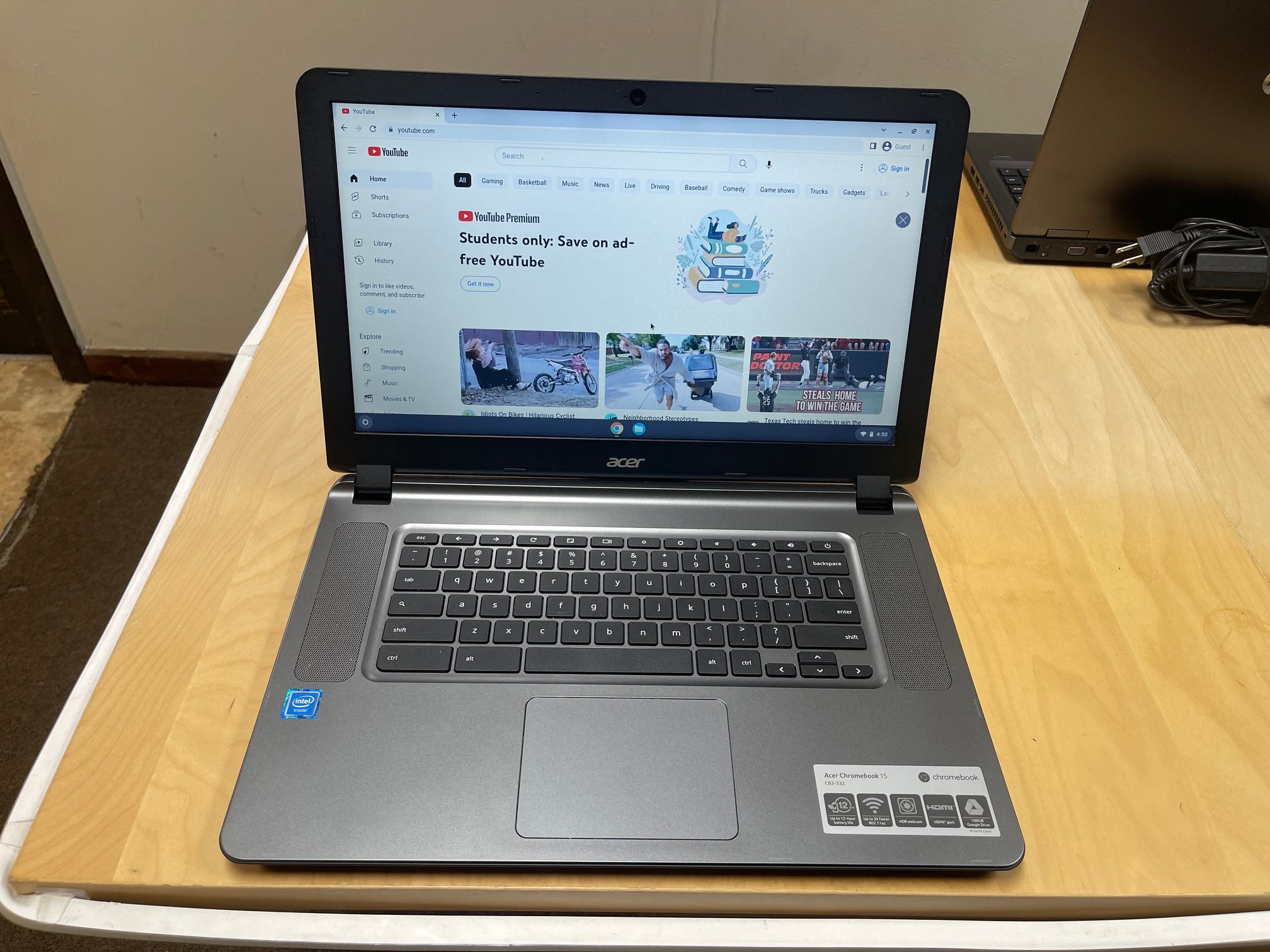 ACER chromebook 15 inch