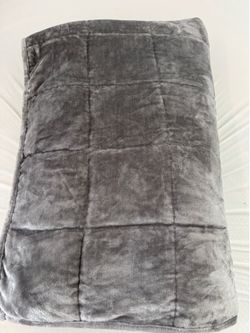 20 lb Weighted Blanket Queen Size 60x80 – Gray – Like New
