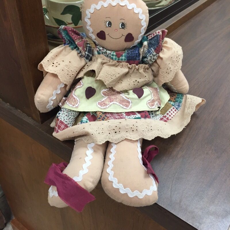 Gingerbread Cloth Doll