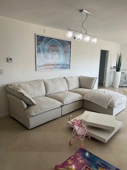 Large Cloud Sectional Couch - Excellent Condition - $500