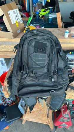 Black Tactical Back Pack