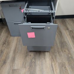 2 Free Under Desk Filing Cabinets
